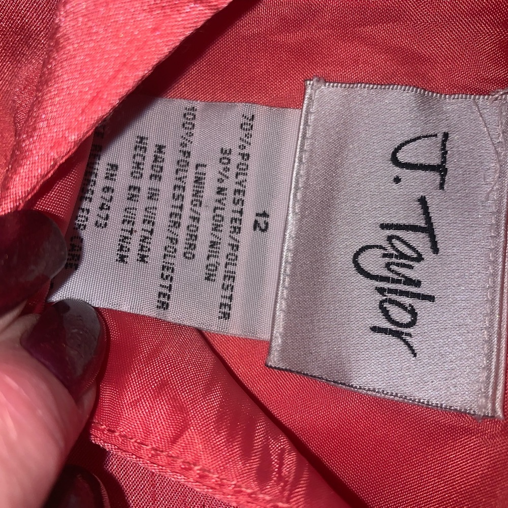 J. Taylor Tank Dress Sz 12 - Picture 3 of 4